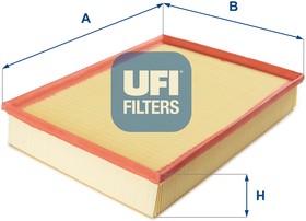 Фото 1/2 UFI Фильтр воздушный 30.340.00