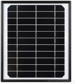 Фото 1/8 Solar Panel (5.5V 6W), Монокристаллическая кремниевая солнечная панель (5,5 В, 6 Вт), поверхность из закаленного стекла