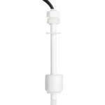 Vertical Mounting PP Float Switch, Float, 350mm Cable, NO