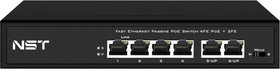 NST NS-SW-4F2F-P/A, Passive PoE коммутатор Fast Ethernet