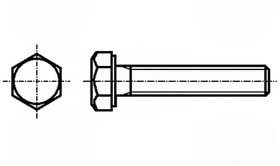 B6X8/BN502, Винт, M6x8, 1, Головка: шестиугольная, латунь, без покрытия
