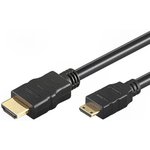 31931, Кабель, HDMI 1.4, вилка mini HDMI, вилка HDMI, 1,5м, черный