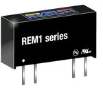 REM1-0505S, Isolated DC/DC Converters - Through Hole 1W 05Vin 5Vout 200mA