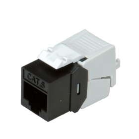 26.11.0375-50, RJ45 Keystone Jack Series Female RJ45 Connector, Keystone Mount, Cat6 1 Port