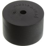 F1686/25, Rubber Foot with Metal Washer - 1 1/2" Diameter x 1" Thickness
