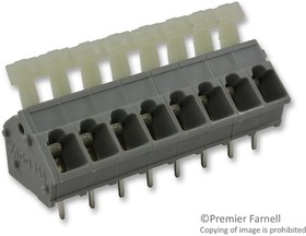 0256-0408, TERMINAL BLOCK, PCB, 8 POSITION, 28-12AWG