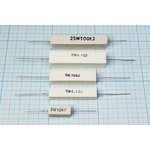 Резистор постоянный 4,7 Ом, мощность 10, размер AXI 48,0x 9,5x 9,0, точность 5, серия WW, контакты 2L, SQP10