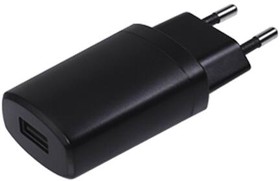 SWI10B-5-EB-I38, Wall Mount AC Adapters ac-dc, 5 Vdc, 2 A, SW, wall-plug, EUR, USB, level VI, black