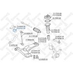 79-00301-SX, 79-00301-SX_втулка стабилизатора переднего левая!\ Toyota RAV 4 06
