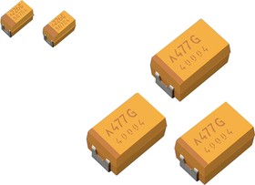 TCJA476M006R0200E, 47μF Surface Mount Polymer Capacitor, 6.3V dc
