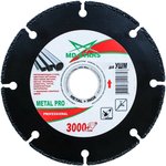 Диск алмазный мультифункциональный METAL PRO (115х1.6х3х22.23 мм) METPR11522