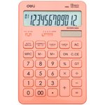 1176699, Калькулятор настольный ПОЛНОРАЗМЕРНЫЙ Deli Touch EM01541 красный 12-разр