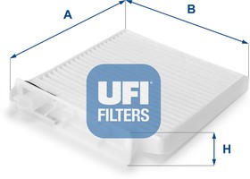Фото 1/2 UFI Фильтр салонный 53.104.00