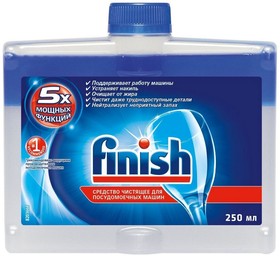 Фото 1/2 Очиститель для посудомоечных машин FINISH 250 мл
