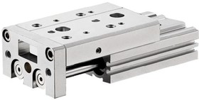 Pneumatic Guided Cylinder - 8mm Bore, 20mm Stroke, ELS Series, Double Acting