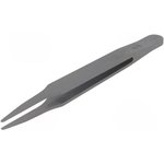 702A.CF, 115 mm, PA66/CF30 (Tip), Plastic (Body), Flat; Rounded, ESD Tweezers