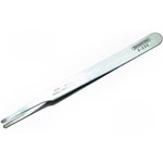 5-059, 120 mm, Stainless Steel, Flat; Rounded, ESD Tweezers