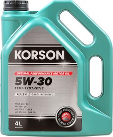 Фото 1/2 KS00092, Масло моторное 5W-30 A3/B4 4L (полусинтетическое)