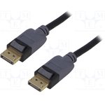 50465, Кабель, DisplayPort1.3, вилка DisplayPort, с обеих сторон, 1м