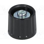2021603, Rotary Knob Black ø21mm Without Indication Line