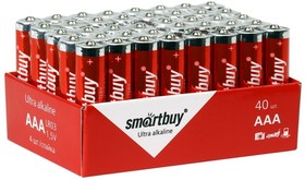 Батарейка алкалиновая Smartbuy LR03/40 bulk (40/960) (SBBA-3A40S)