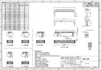 IDC-08F (DS1016-08), Розетка 2,54мм на шлейф 8 pin с фиксатором кабеля ...