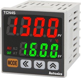 Фото 1/4 TCN4S-22R температурный контроллер с ПИД-регулятором, Ш48хВ48, 24-48 VDC/24 VAC