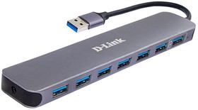 Фото 1/10 Концентратор D-Link USB 3.0 Hub, 7xUSB 3.0 with Fast-Charging port