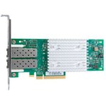 Сетевой адаптер QLE2742-SR-CK 32Gb/s FC HBA, 2-port, PCIe v3.0 x8, LC SR MMF, В комплекте две планки (LP + FH)