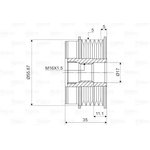 588008, Шкив коленвала AUDI A4, A6, SKODA Superb, VW Passat, Passat Lingyu ...