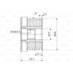 588036, Шкив коленвала BMW 1, 3, 5, 6, 7, X1, X3, X5, Z4, LOTUS Exige