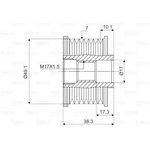 588063, Шкив коленвала NISSAN Qashqai, X trail, OPEL Movano, RENAULT Laguna III ...