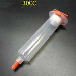 Дозирующий пластмассовый шприц для мгновенного дозирования клея 30СС