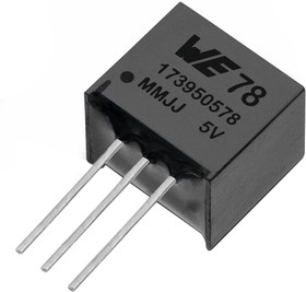 Фото 1/2 173010342, 173010342, 1 Linear Voltage, Voltage Regulator 1A, 3.3 V 3-Pin, SIP