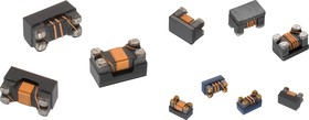 Фото 1/2 744232222, Wurth, WE-CNSW SMD, 1206 (3216M) Wire-wound SMD Inductor with a Ferrite Core, ±25% Dual 200mA Idc
