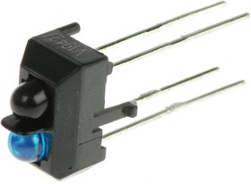 Фото 1/4 TCRT5000L, TCRT5000L , Through Hole Reflective Optical Sensor, Transistor Output 2, Leaded package
