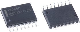 Фото 1/2 MC14046BDWG, PLL Circuit 18 V 16-Pin SOIC