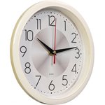 Часы настенные аналоговые Бюрократ WallC-R69P D22см белый (WALLC-R69P22/WHITE)