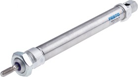 Фото 1/4 DSNU-16-100-P-A, Pneumatic Cylinder - 19203, 16mm Bore, 100mm Stroke, DSNU Series, Double Acting