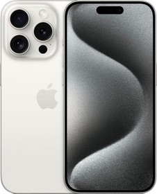 Фото 1/4 Смартфон Apple iPhone 15 Pro A3104 128Gb белый титан(MTQ53ZA/A)
