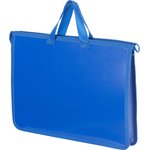 Папка-портфель на молнии с ручками Attache А4+, 340х245х40мм синяя