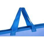 Папка-портфель на молнии с ручками Attache А4+, 340х245х40мм синяя