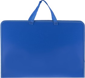 Фото 1/4 Папка-портфель на молнии с ручками Attache А3, синяя