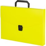 Папка-портфель 1 отделение Attache Neon желтый