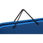 Папка-портфель на молнии синий с ручками