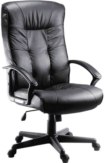 Leather faced deals executive chair