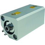 Pneumatic Compact Cylinder - 25mm Bore, 10mm Stroke, SQN Series, Double Acting