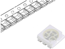 FYLS-5050NUB3C, LED; SMD; 5050,PLCC6; blue; 3lm; 810?1250mcd; 5.4x5x1.5mm; 120°