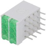 DBI04322, LED; in housing; green; 1.8mm; No.of diodes: 8; 10mA; 38°; 2.1V