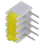 ZSU0431, LED; in housing; yellow; No.of diodes: 4; 20mA; 38°; 2.1V; 25mcd